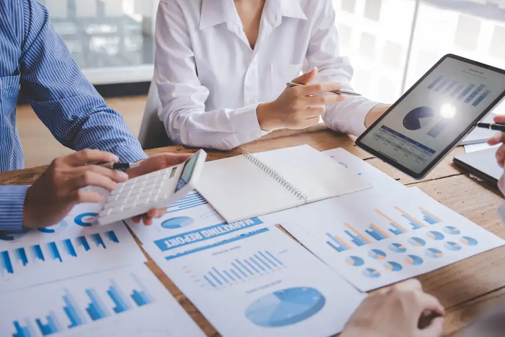 investment managers working